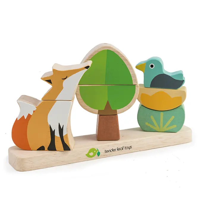 Tender Leaf Toys magneet stacker foxy 18 mnd+