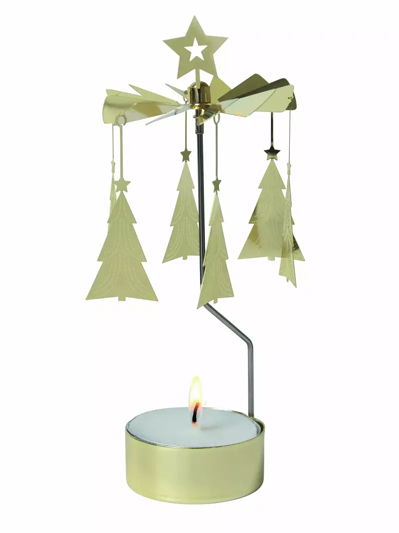 Theelichthouder Carrousel - Kerstboom