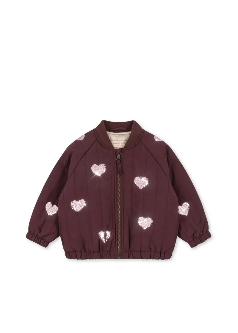 Thermo bomberjas Juno Sequin – Decadent Chocolate – Konges Sløjd