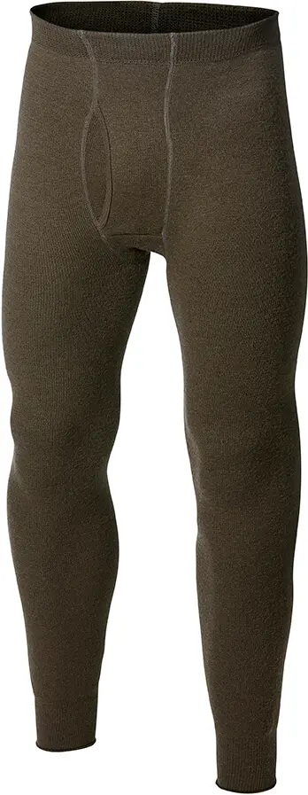 Thermo Long John with fly 200 of 400 Pine Green - Woolpower