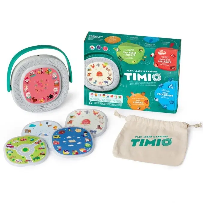 Timio audio-en muziekspeler met 5 discs oplaadbaar 2 jr+