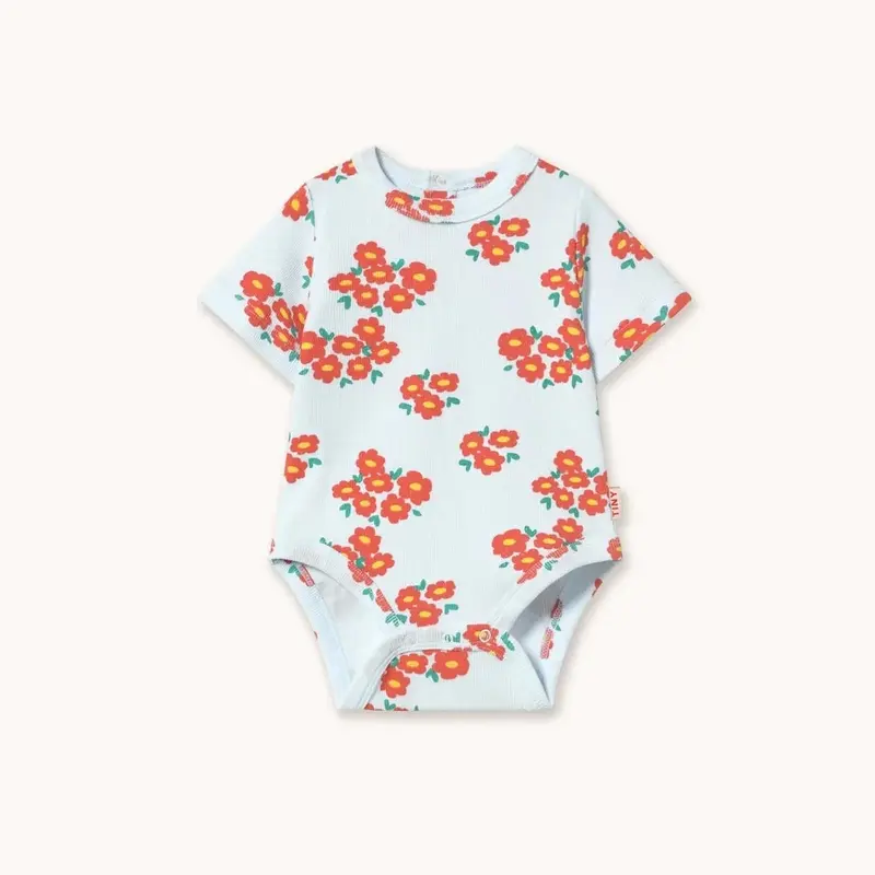 Tinycottons blossoms rib body