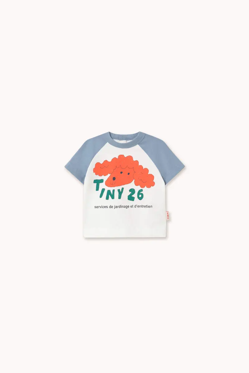 Tinycottons Red Dog Graphic Baby Tee