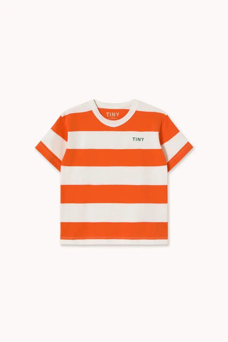Tinycottons Stripes Knit Tee Red