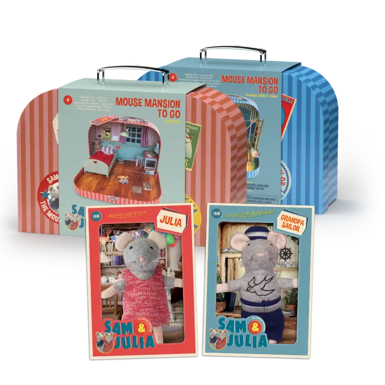 To Go + Plush Bundle – Julia & Grandpa Sailor