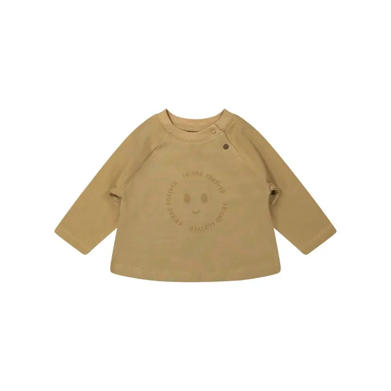 Top lange mouw - Biologisch katoen - Jersey brown/bruin - Riffle Amsterdam