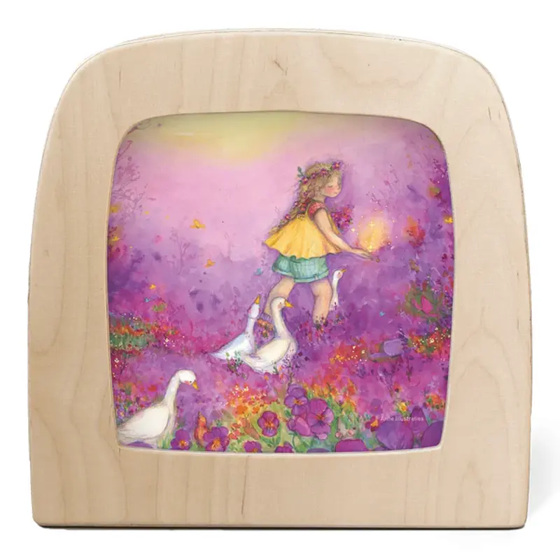 Toverlux silhouet Little Goose Girl- Anne Illustraties