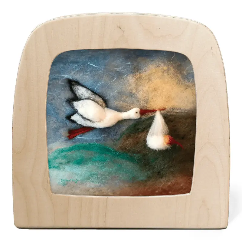 Toverlux silhouet Stork Deliveries - Het Wol Feetje
