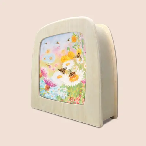 Toverplaat Bee Pastures Light Silhouette – Kaptein Kalk