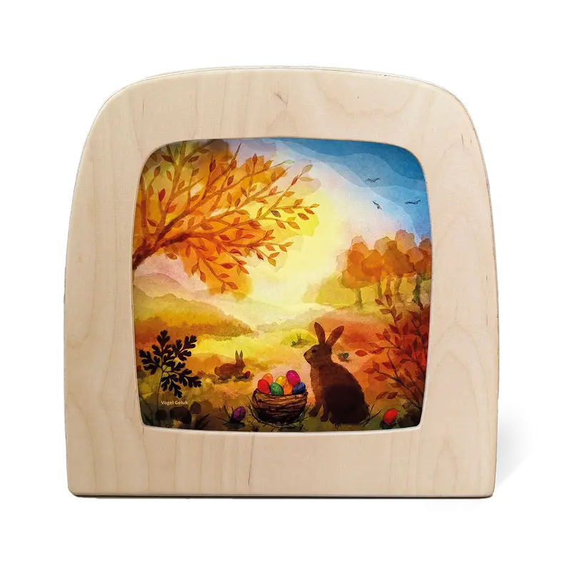 Toverplaat Easter Basket Silhouette – Vogel Geluk