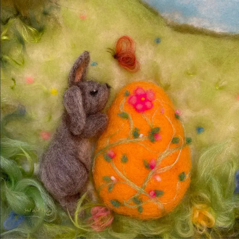 Toverplaat F09. Paas ei – Het Wol Feetje de