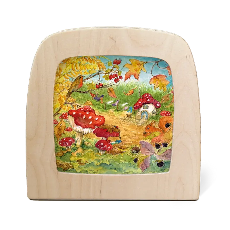 Toverplaat Kabouterdorp / Gnome Village Silhouette – Eentje van Margo