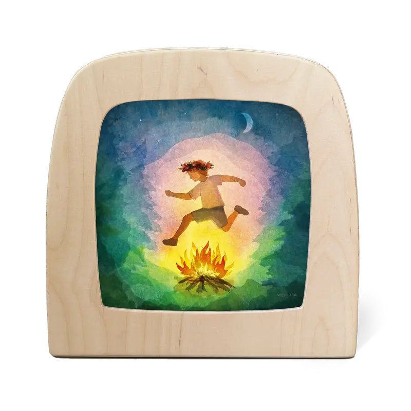 Toverplaat Moed / Courage Silhouette – Vogel Geluk