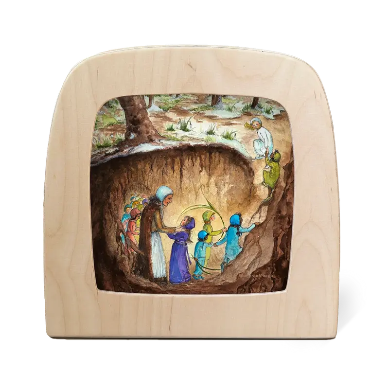 Toverplaat Wortelkindjes / Root Children Silhouette – Eentje van Margo