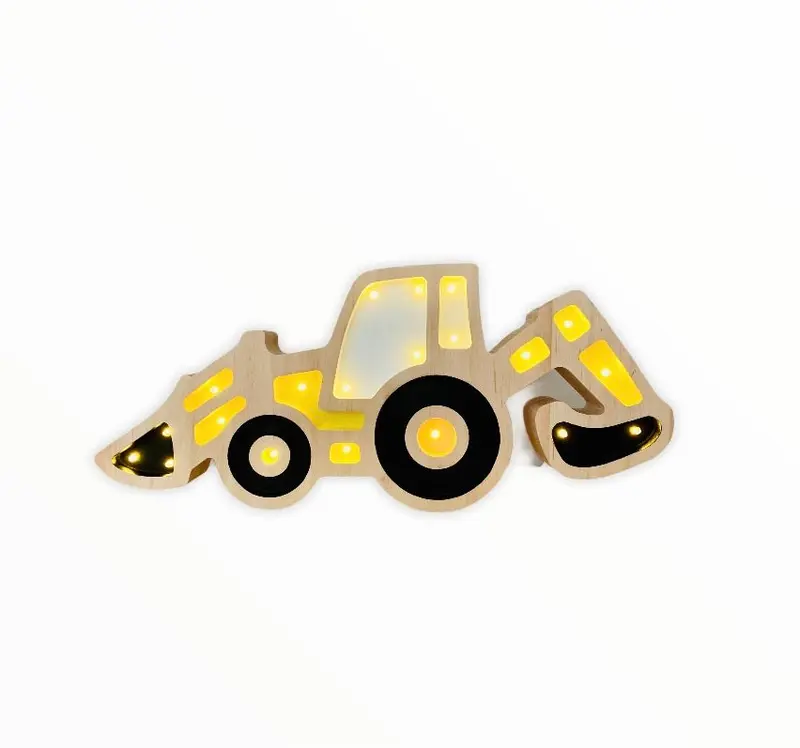 Tractor Houten Lamp