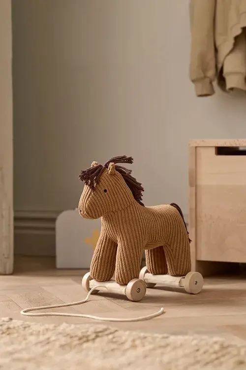 Trekpaardje Vera Aiden - 2 in 1 - Pull Along - Bruin - Kid's Concept