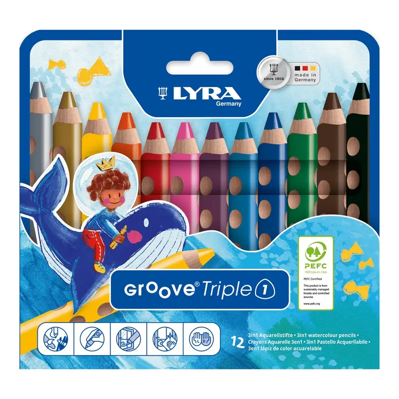 Triple Groove - 12 stuks