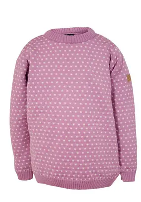 Trui 100% Wol JR Sverre Crewneck - sweet lilac – Ivanhoe of Sweden