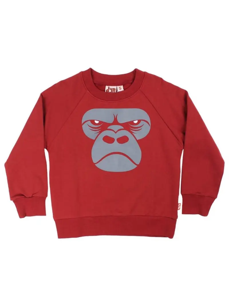 Trui Bellow Sweat NOOS Dark Red ZOOMGORILLA - Danefae / DYR