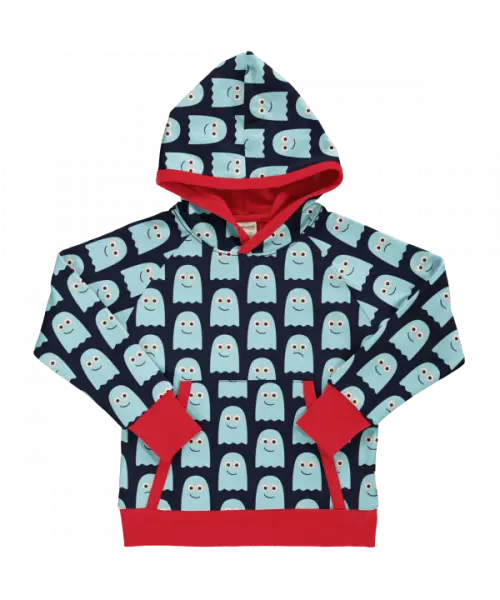 Trui / Hoodie Lined Spooky Ghost - Maxomorra