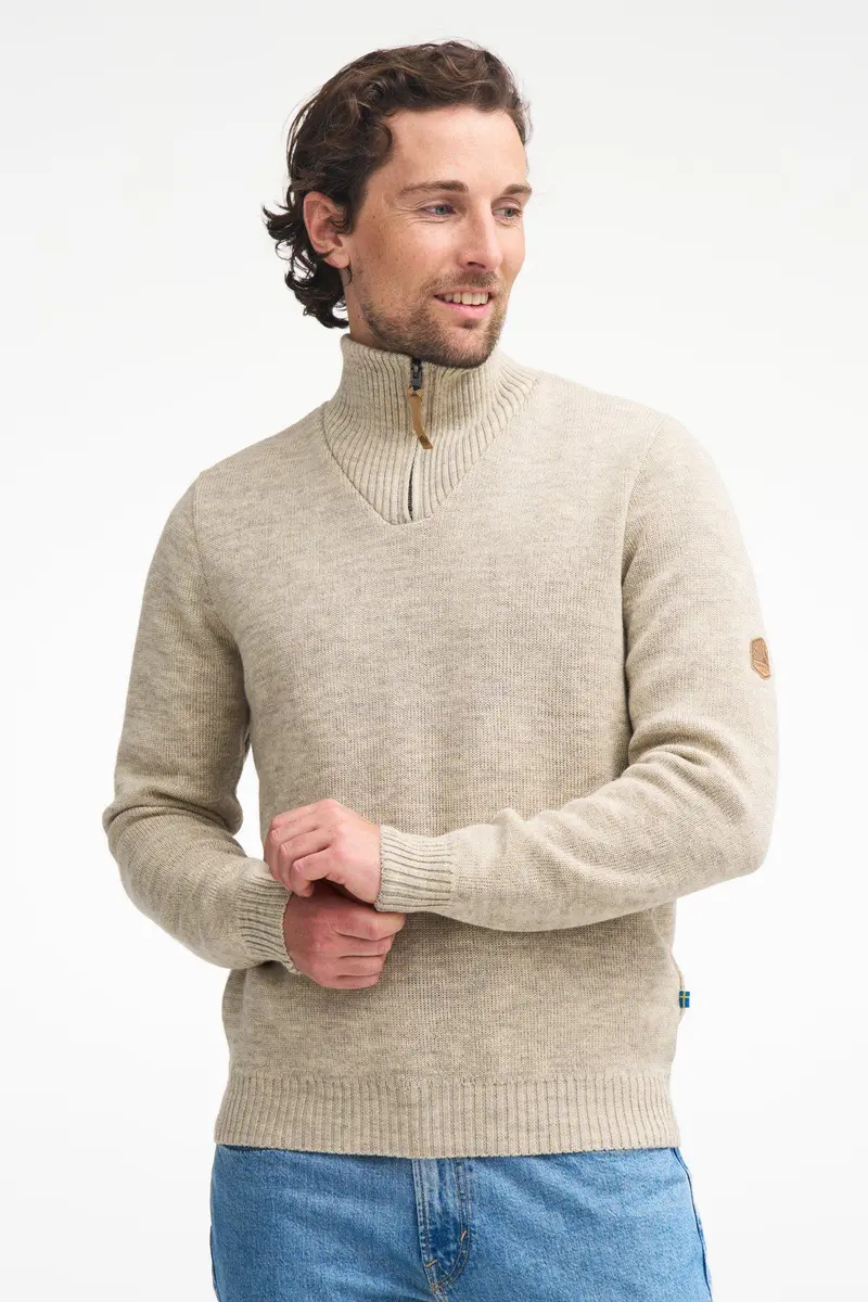 Trui NLS Elm Half Zip Birch - Ivanhoe of Sweden