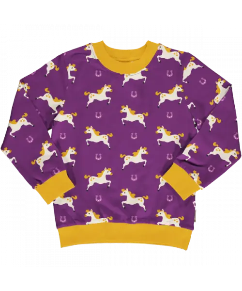Trui / Sweater Lined Horse - Maxomorra