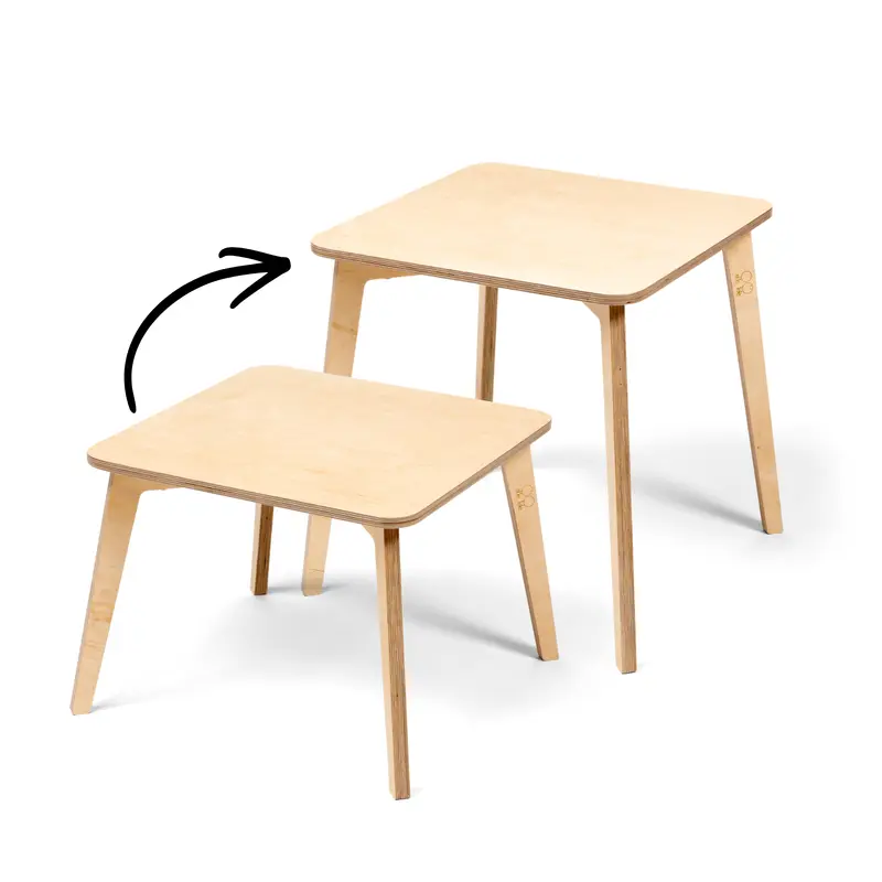TULLA in hoogte verstelbare kindertafel