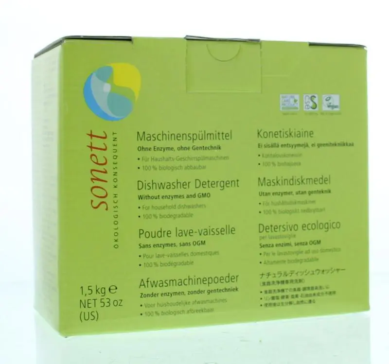 Vaatwasmachine poeder 1.5 kg – Sonett
