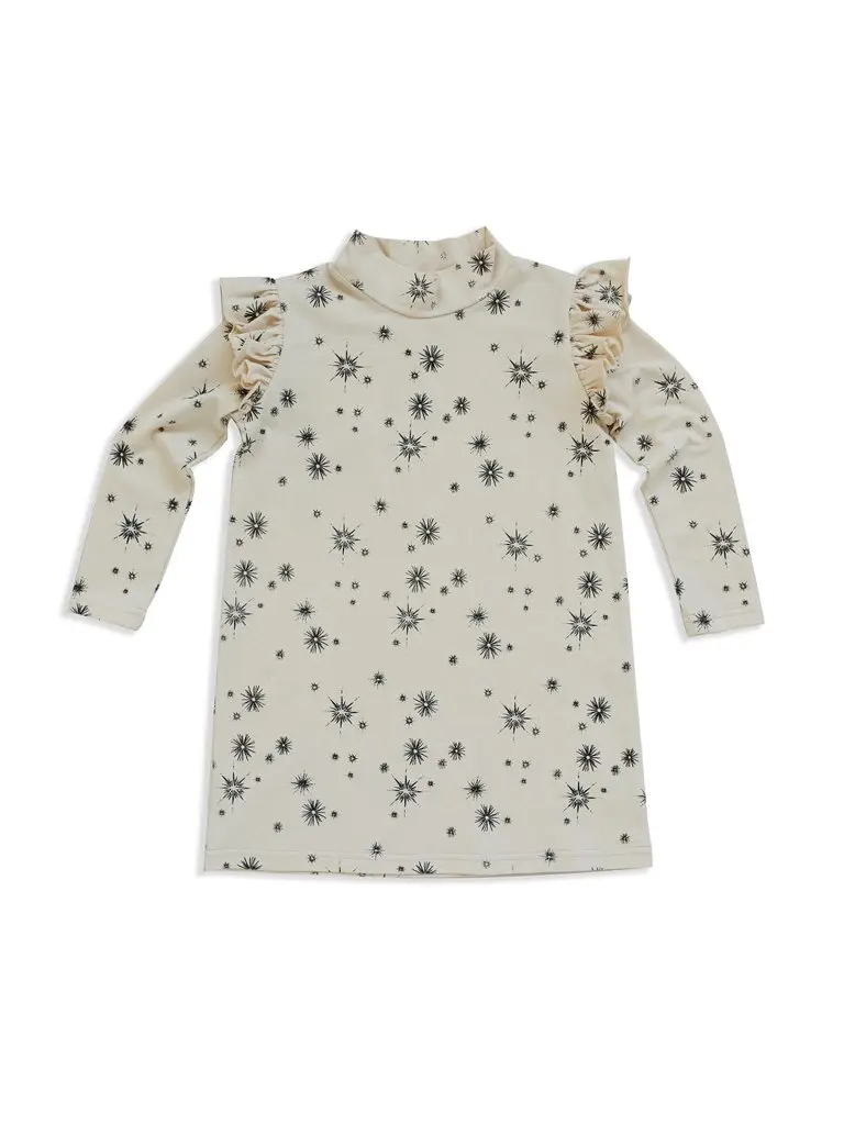 Vanilla star neck frill dress Mad About Mini