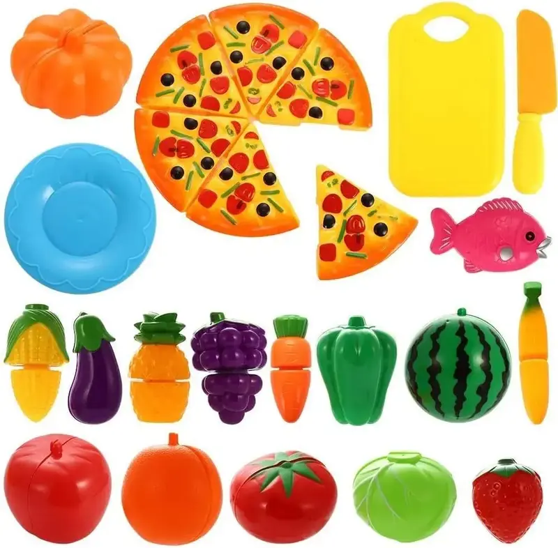 Veggie & Fruit Toys - Morsomt og lærerikt - Vegetabilske fruktleker