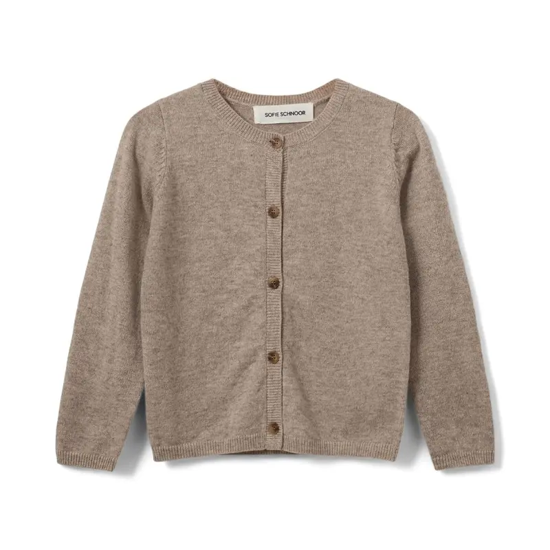 Vest Cisse - Wol - Brown melange/bruin - Sofie Schnoor