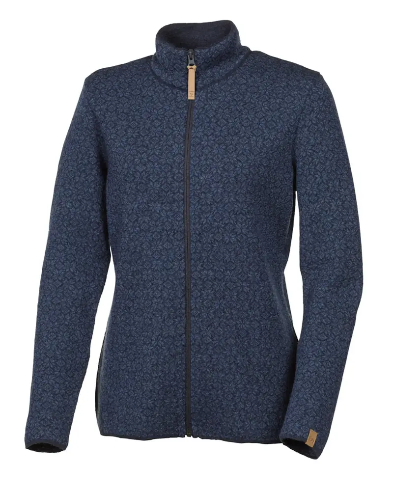Vest Fiona Full Zip - Light Navy - Ivanhoe of Sweden