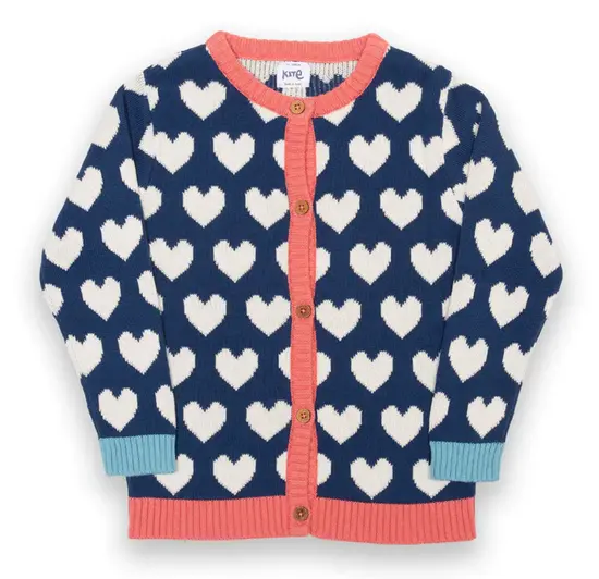 Vest Heartful Cardi - Kite Clothing