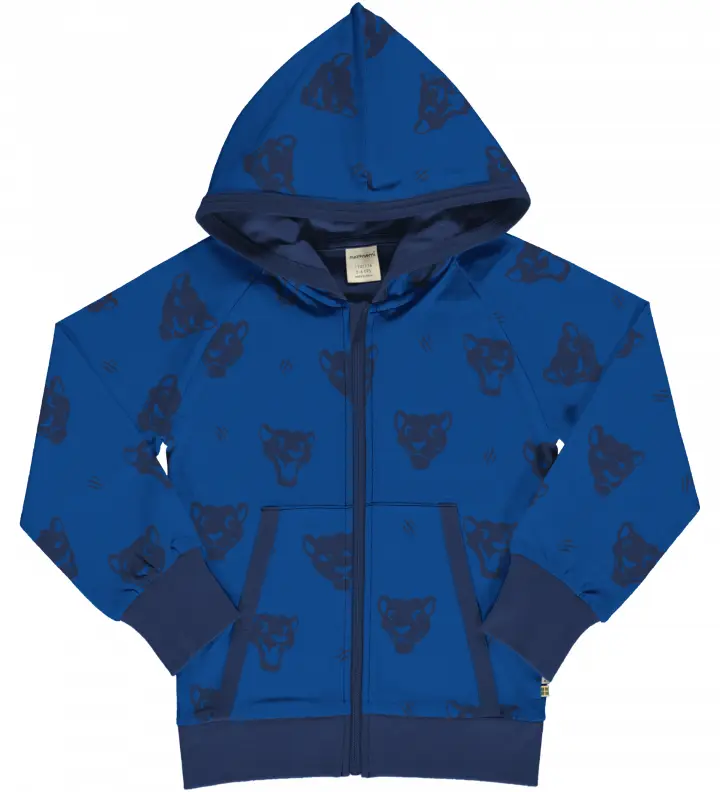 Vest / Hoodie Zipper Lined MONO PANTHER - Maxomorra