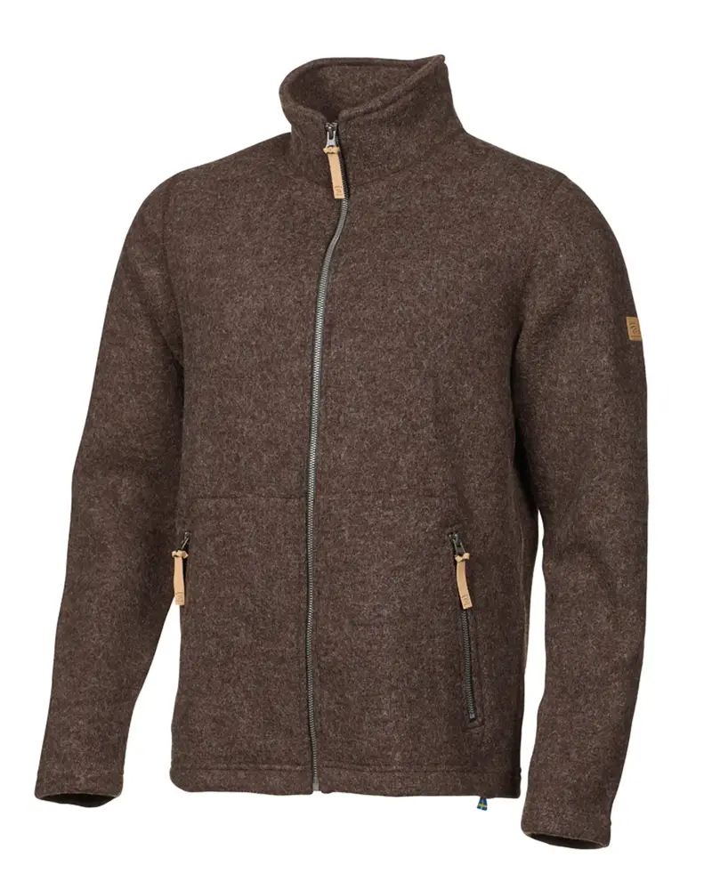 Vest / NLS Sap 100% undyed wool - Chocolate - Ivanhoe of Sweden