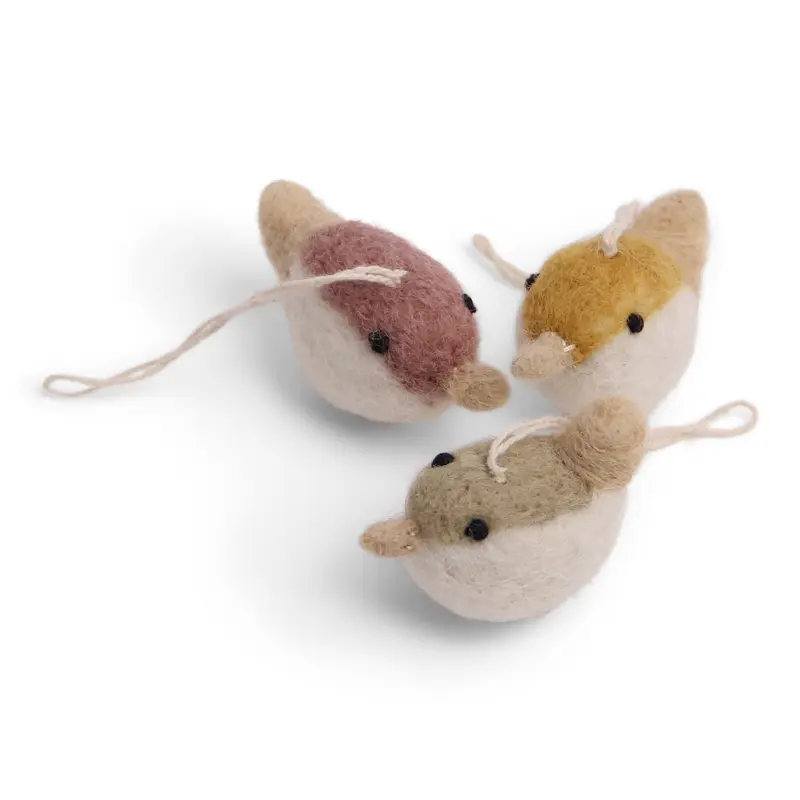 Vilten Mini Birds - Set of 3 – Gry & Sif