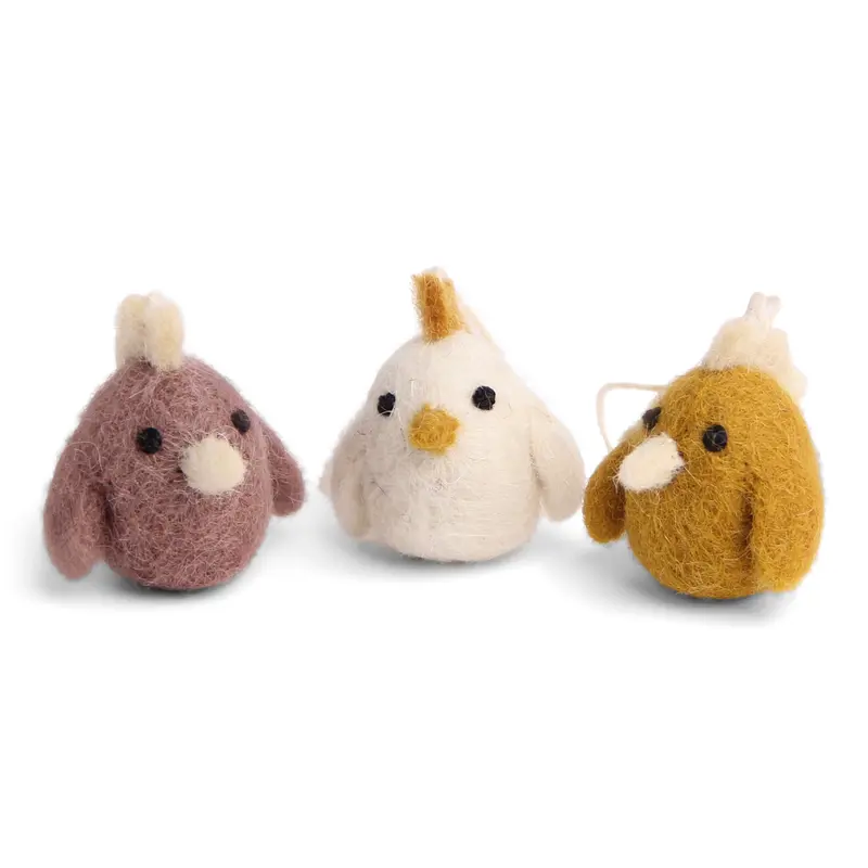 Vilten Mini Roosters - Set of 3 – Gry & Sif