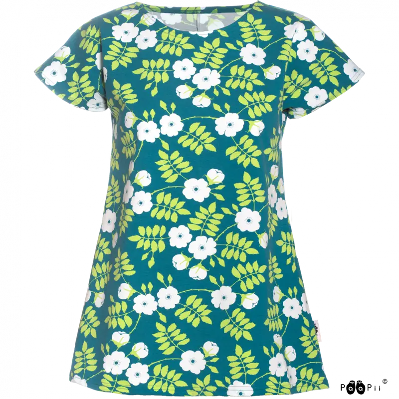 Vuono T-shirt Midsummer rose petrol XS-XXL - Paapii Design