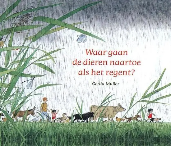 Waar gaan de dieren naartoe als het regent? – Gerda Muller