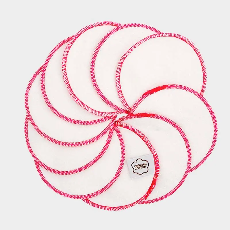 Wasbare make-up verwijderpads pink 10 st. – ImseVimse