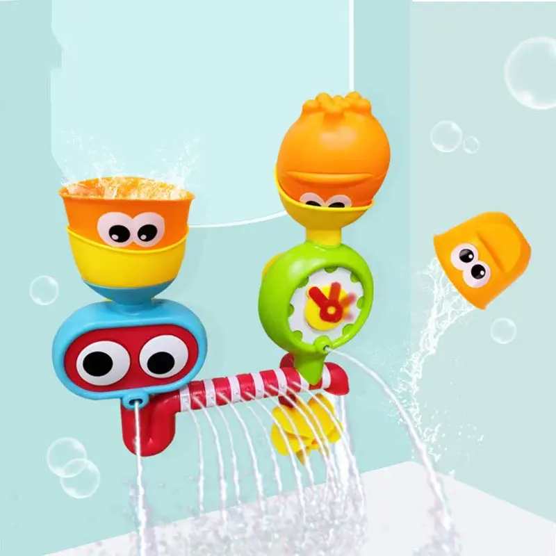 Waterwheel Fun™ – Turn & Splash Water Fun - Baby Bath Toys