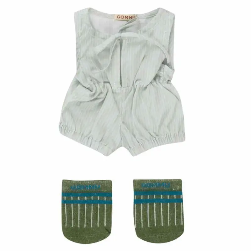 We are gommu look 5 stripes blue sand