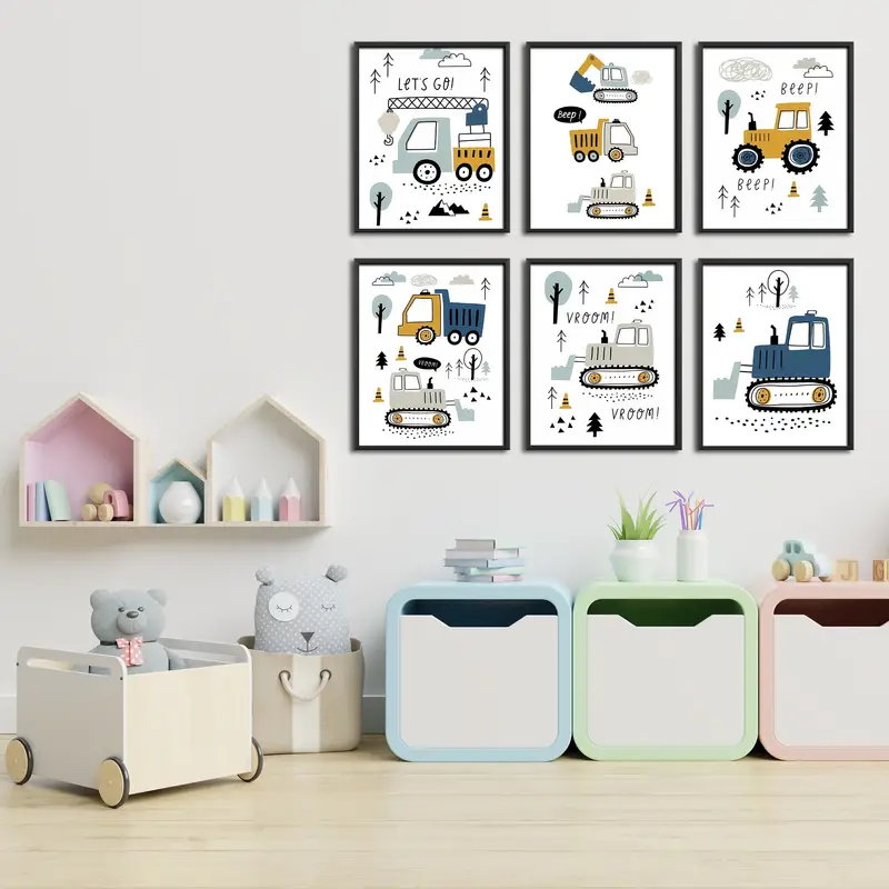Werkauto's Posters