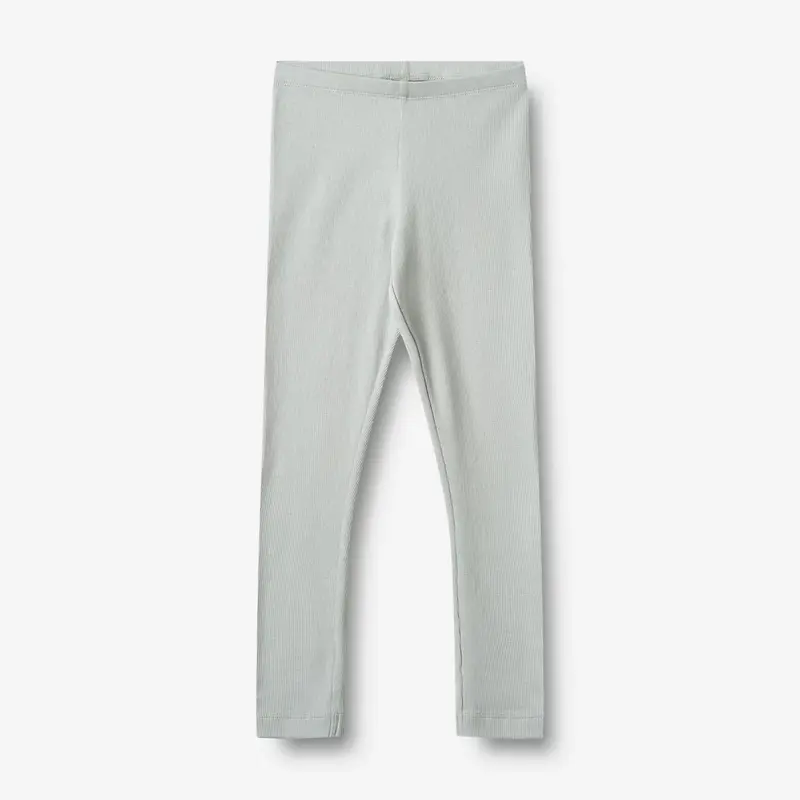 Wheat - Rib Leggings Maddy - Soft blue - Biologisch katoen