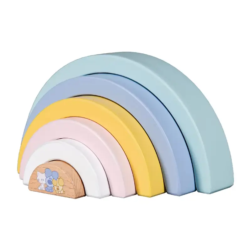 Woezel & Pip Houten Speelgoed Regenboog