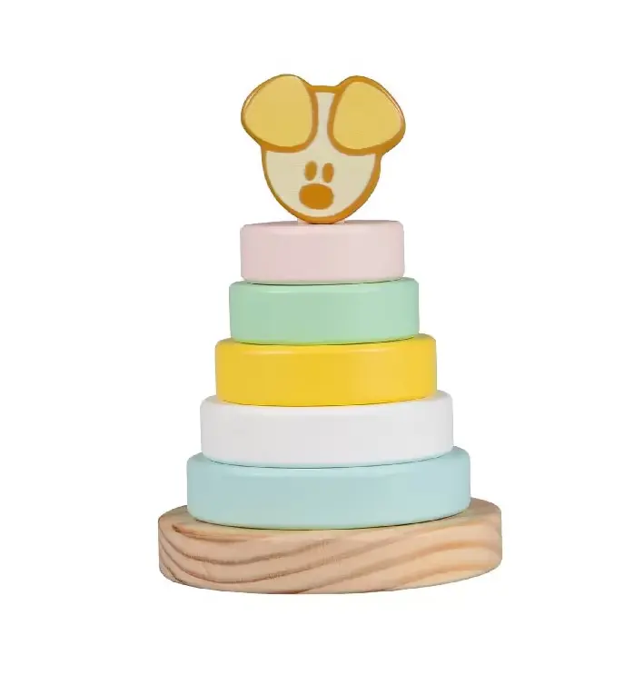 Woezel & Pip Houten Stapeltoren - Pip