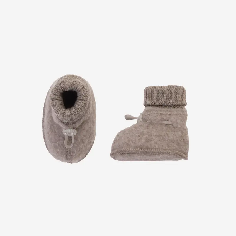 Wollen babyslofjes - Merino wol fleece - Joha
