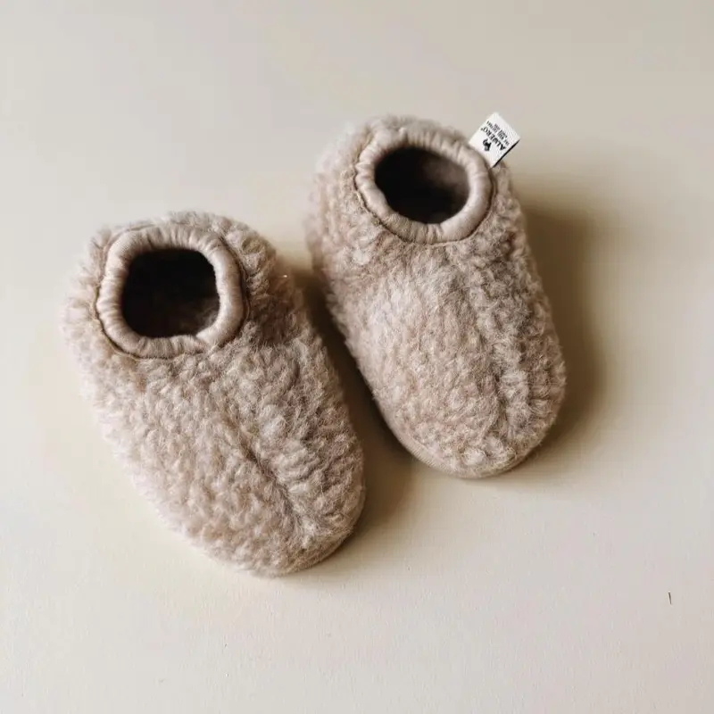 Wollen slofjes junior - 100% zuiver wol - Cloudlet - Alwero