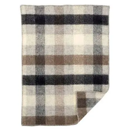 Wollen wiegdeken Gotland Multi Baby - Gotlandwol & lamswol - Multi Grey - Klippan