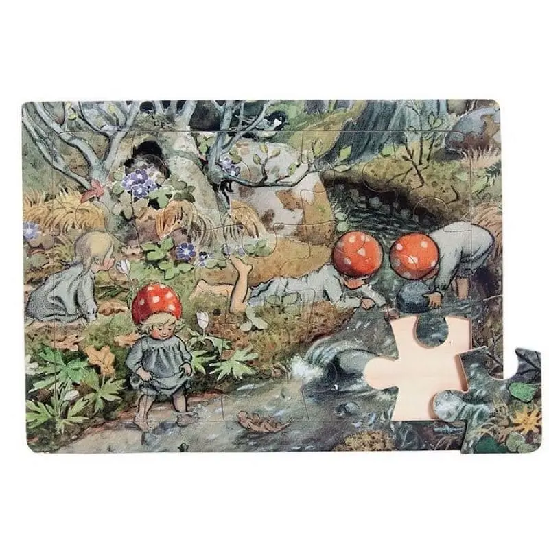 Wooden Tray Puzzle - Children of the Forest
